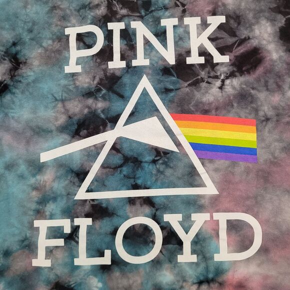 Rainbow Prism Cropped Shirt Womens Large 21x20 Gray - Picture 7 of 11